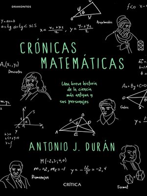 cover image of Crónicas matemáticas